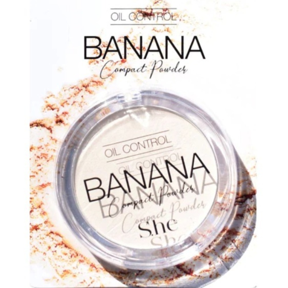 Oil Control Banana Compact Powder Translucent - Picture 2 of 2